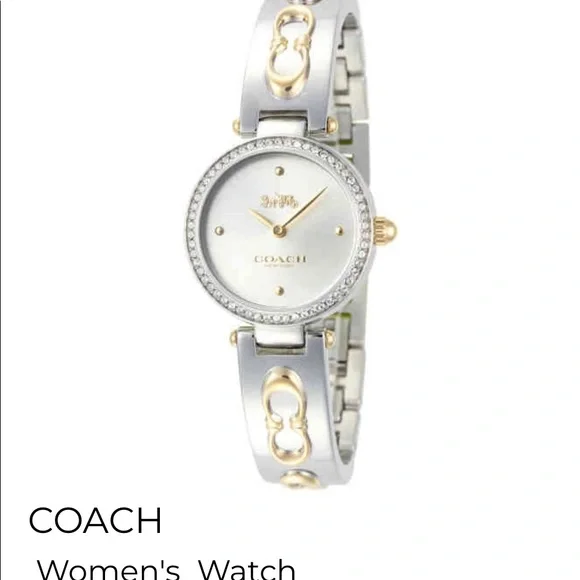 ⭐️NEW COACH PARK 14503277 TwoTone Stainless Steel Crystal Accented MSRP $480.00 Coach Ladies main image 4
